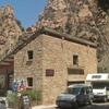 Chalet des roches bleues dans les calanches de Piana