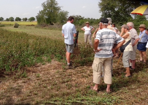 Visite chez un agriculteur-bio à Saint Broing les Moines...