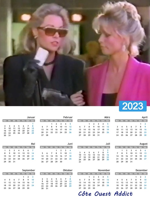 Jahreskalender 2023.