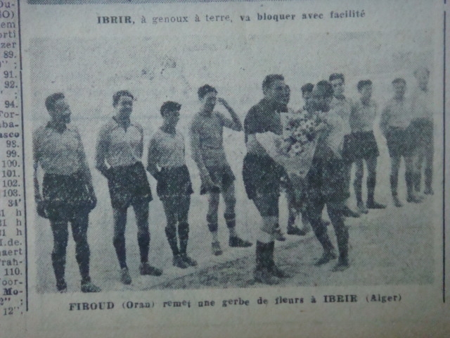 Sélection Oran-Sélection Alger Firoud contre Ibrir