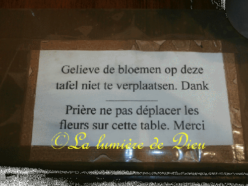 La Panne : Crypte Notre-dame de Fatima