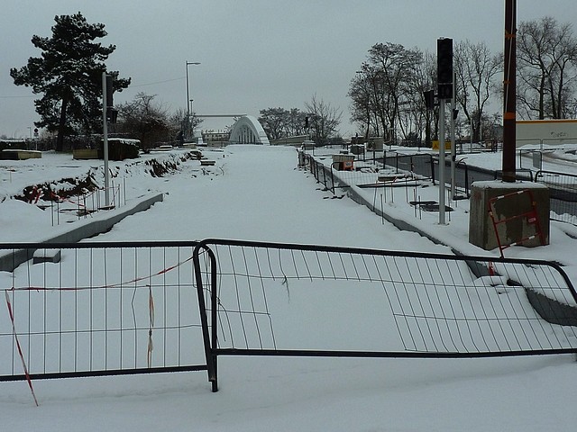 Metz le pont Héblé sur la Moselle 16 Marc de Metz 24 01 2