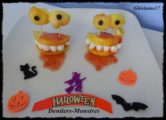 Dentiers-Monstres d'Halloween