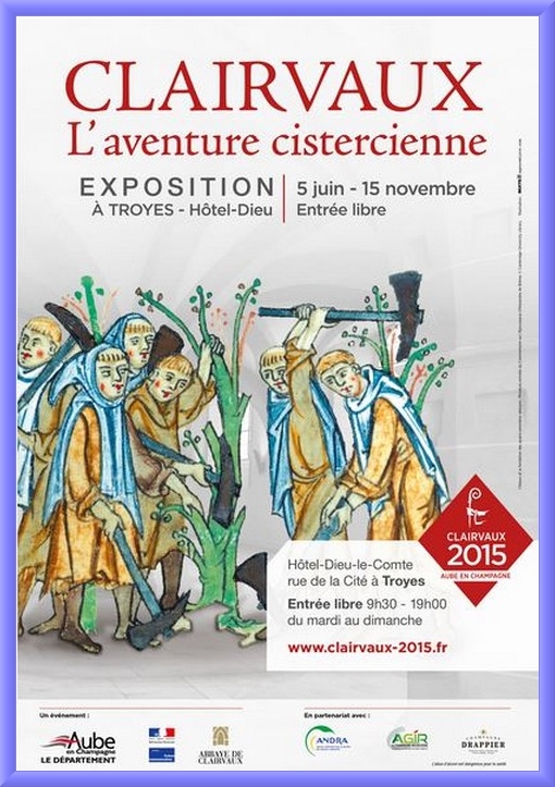 Quelques incunables exposés à l'Hôtel-Dieu de Troyes , lors de "Clairvaux, l'aventure cistercienne"