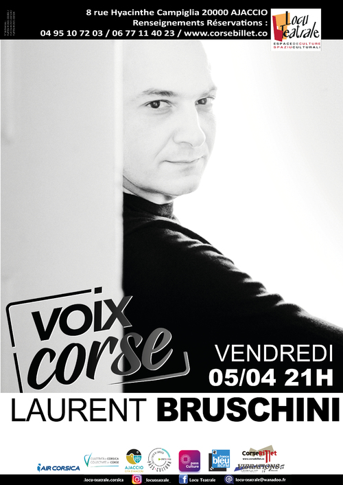 Vendredi 5 avril - 21 h Concert de Laurent Bruschini