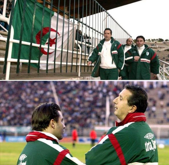 2003 Leekens Georges coach de l'EN avec Stephane Pauwels003 Leekens Georges coach de l'EN avec Steph