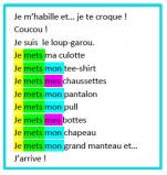 Ecrire au CP avec "Je m'habille et je t'apporte...un cadeau!"