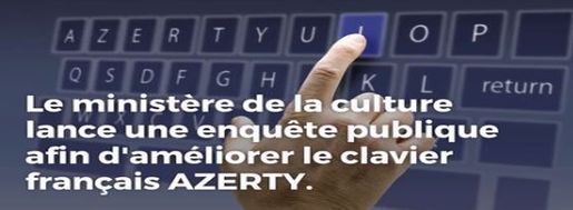 Enquête Publique de l'Afnor : Disposition du clavier bureautique français