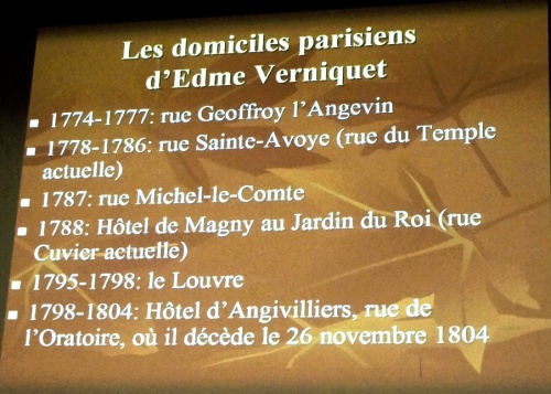 "Edme Verniquet, architecte Châtillonnais" , une conférence de Jenry Camus