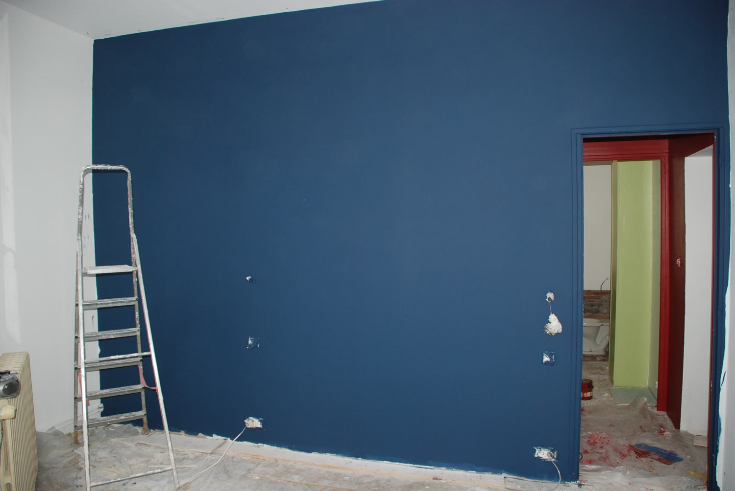 Chambre bleu lin: peindre sa chambre couleur peinture adulte lin ...