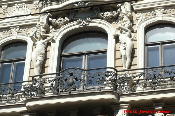 L'Art Nouveau dans la ville de Riga, en Lettonie !