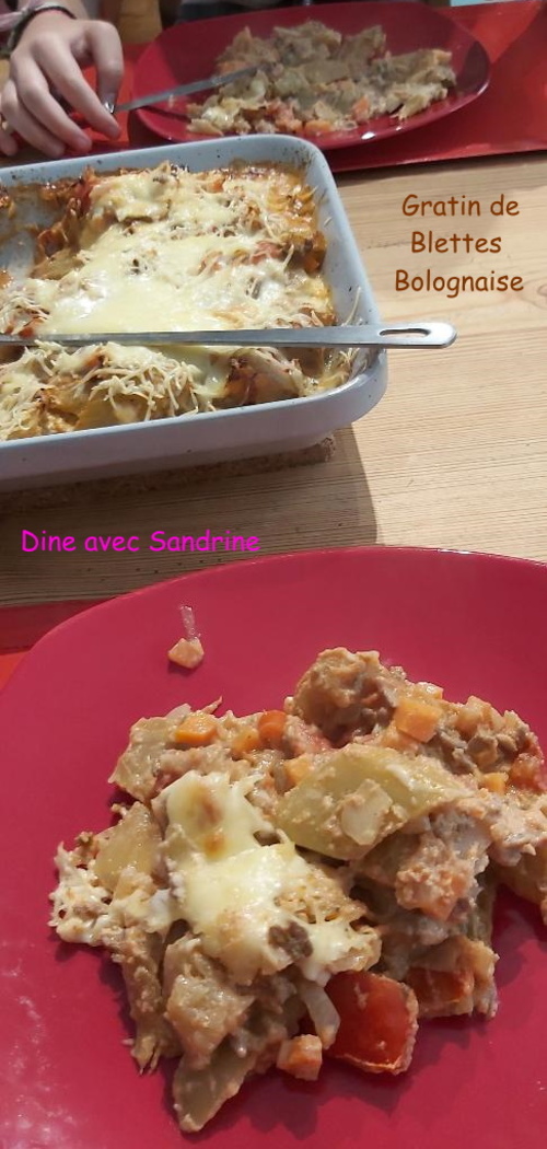 Un Gratin de Blettes Bolognaise