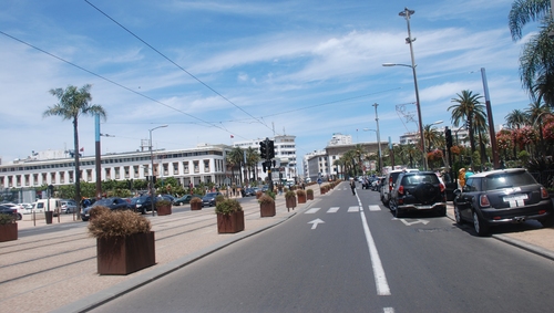 La place des Nations Unies à CASABLANCA