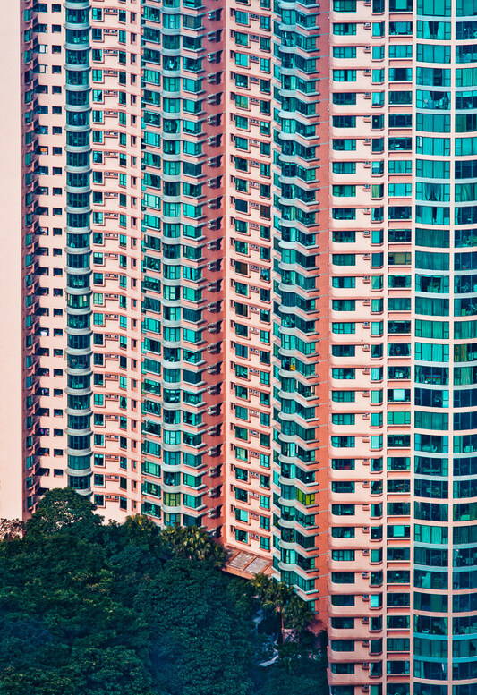 façades à Hong Kong