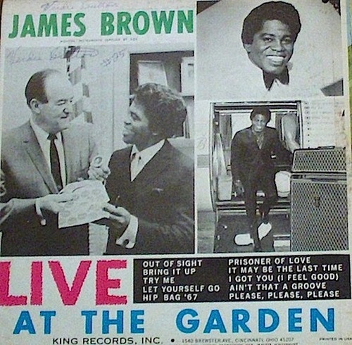 1967 James Brown & The Famous Flames : Album " Live At The Garden " King Records K 1018 [ US ]