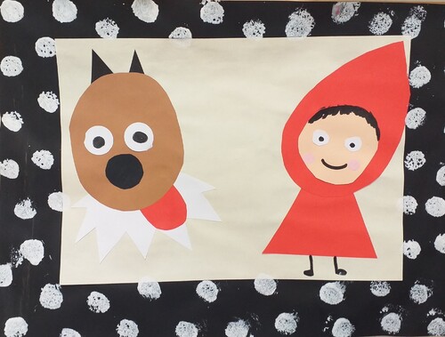 PS MS - Le petit chaperon rouge - Arts plastiques