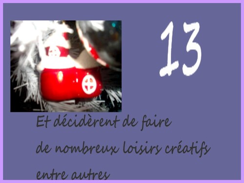 L'Avent avec la 13ème petite boite