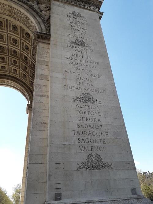 Balade sous l'arc de triomphe