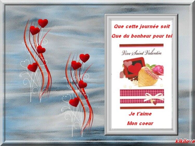 Bonne semaine et belle Saint Valentin à tous