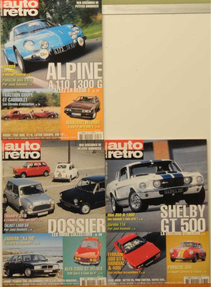 Autoretro - année 2002