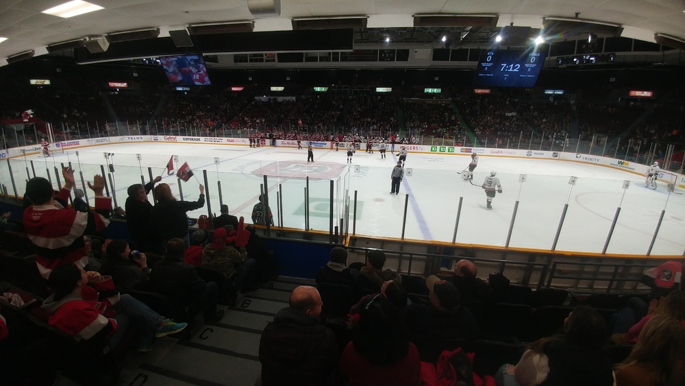 First game of the Ottawa 67's in 2020: Owen Sound Attack versus Ottawa 67's on January 12th 2020