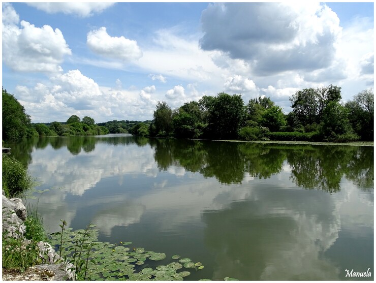 Au bord du Doubs.