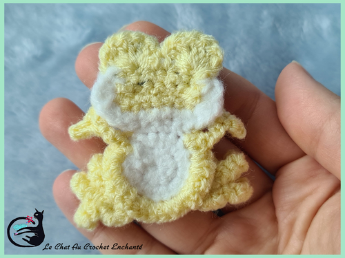 [ Accessoire ] Applique Couicky ( Grenouille au crochet )