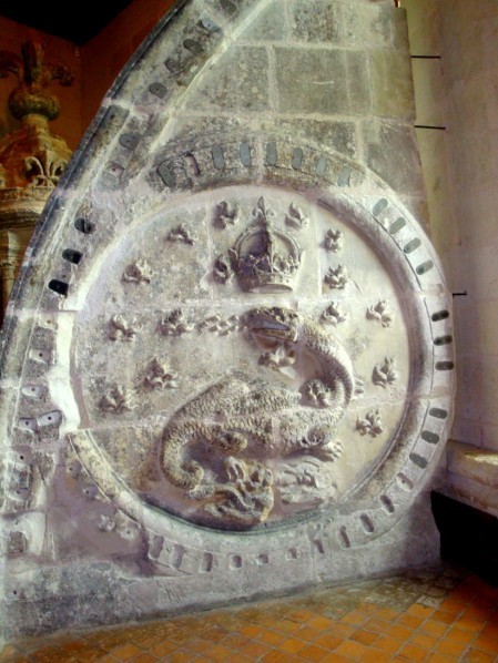 Chambord, salamandre au musée lapidaire