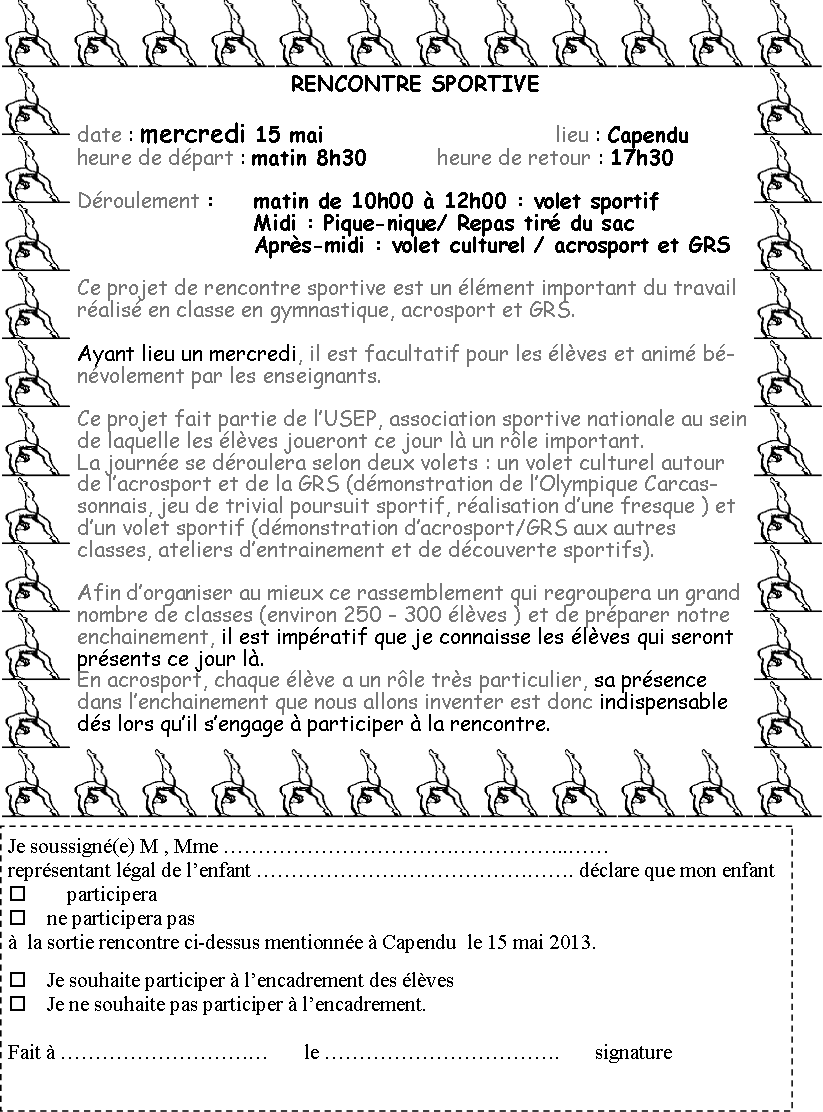 rencontre usep acrosport