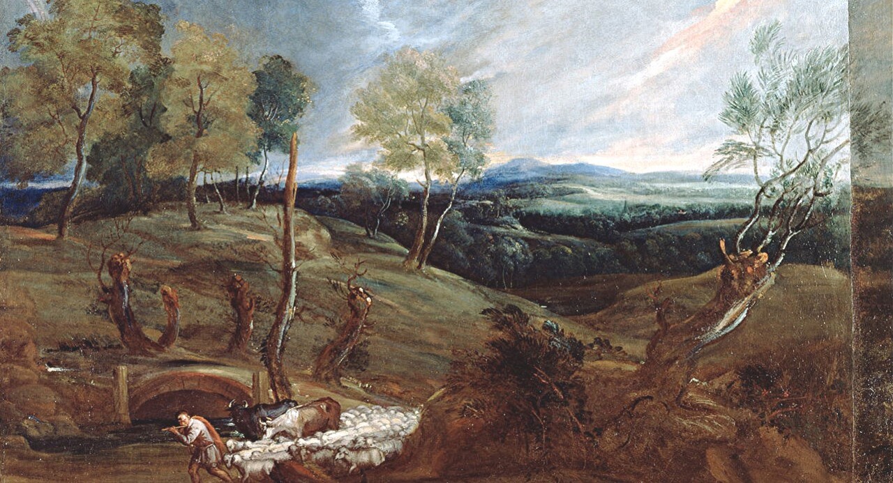 Van Dyck 2 /  1620-un paysage ensoleillé