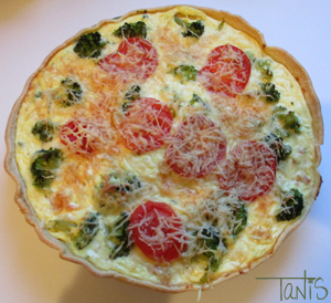 Quiche saumon brocolis et ricotta