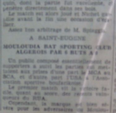 d 5.11.1933 à st eugène coupe afn mca-s.rorting c.alger 6-0
