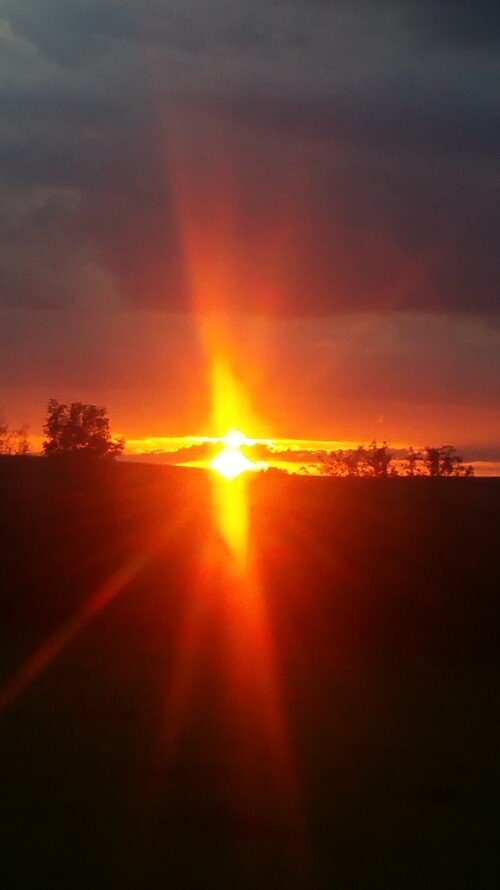 Coucher et lever du soleil