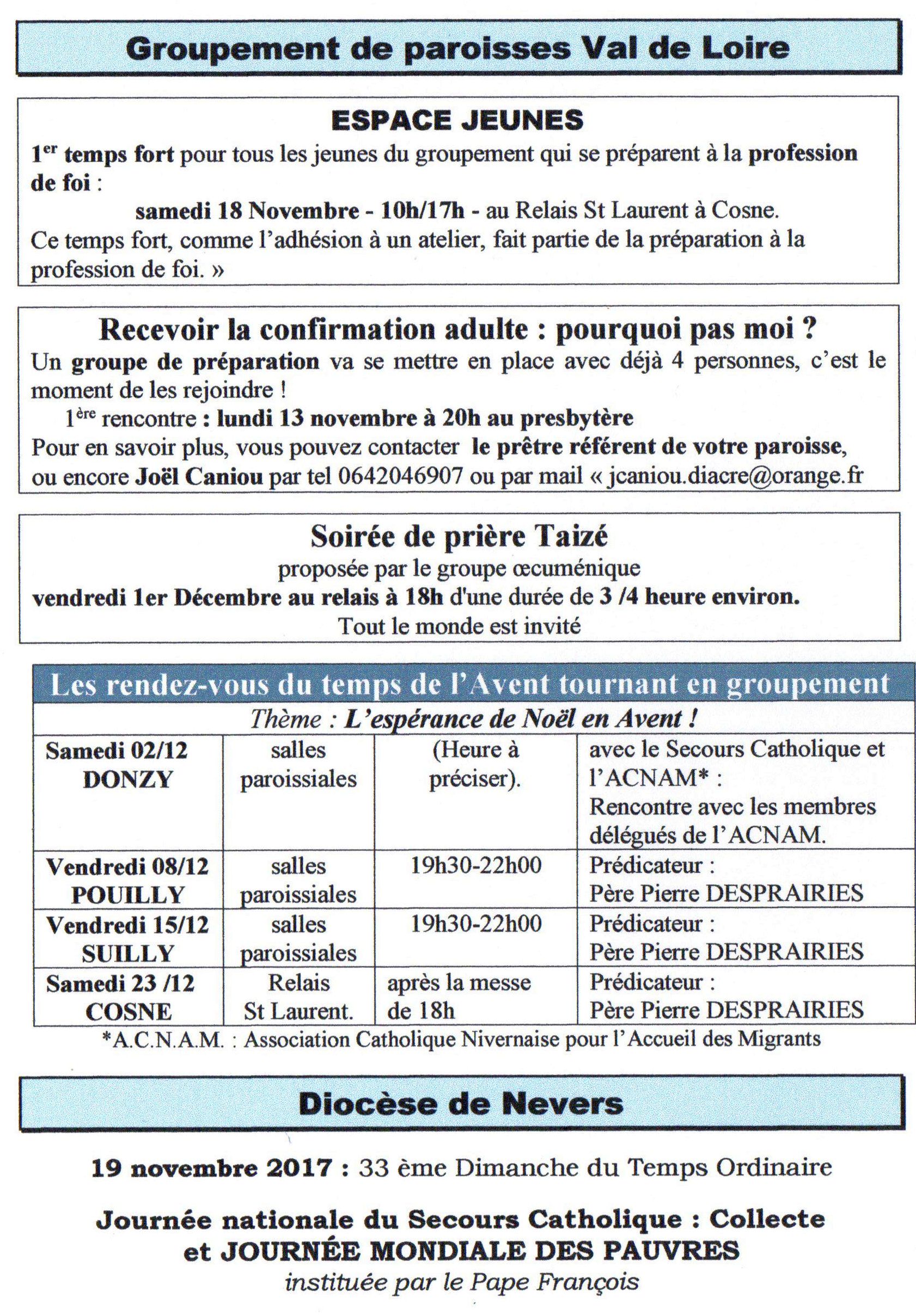 rencontre cosne loire