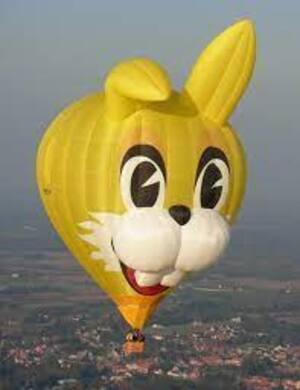 season balloons bunny balloons