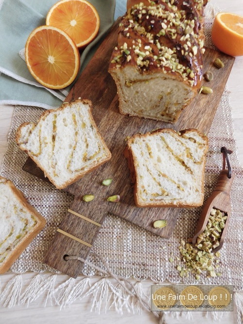 Babka pistache & fleur d'oranger 