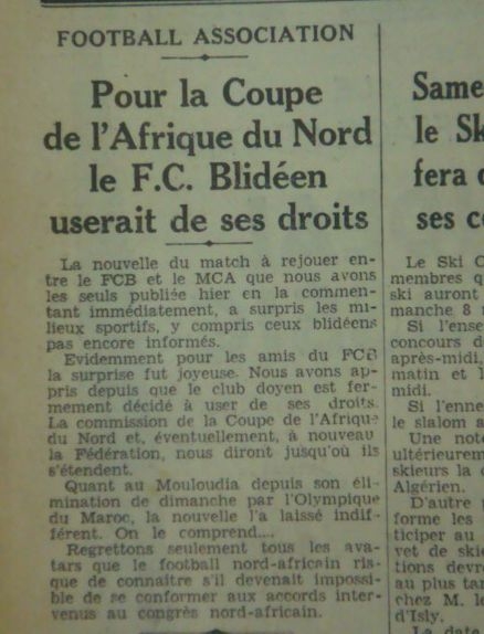 fcb gagne le droit de rejouer son match en coupe afn contre le mouloudia