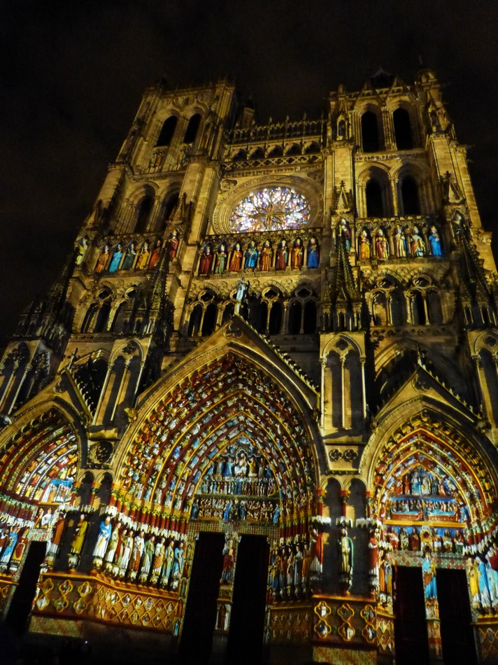 La Cathédrale d'Amiens dans ses couleurs d'origine