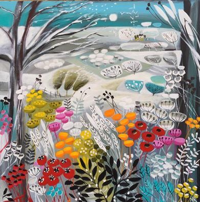 'The Edge of Winter' 61x61cm by Natalie Rymer - Natalie Rymer Art
website:http://www.natalierymerart.com/