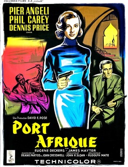 PORT AFRIQUE FRANCE 1957 AFFICHE DE ANDRE BERTRAND