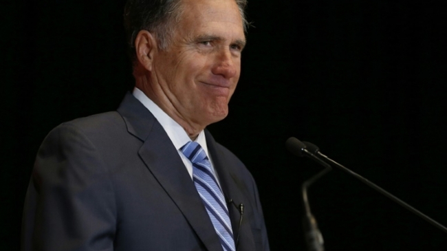 L'ancien gouverneur du Massachusetts Mitt Romney, le 3 mars 2016 à Salt Lake City (Utah)