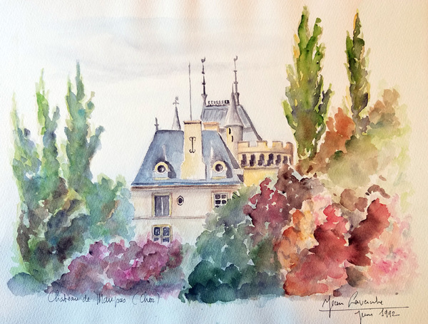 Aquarelles de : Jean Lavernhe