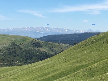 Du col de la Creueta, vers le Nord