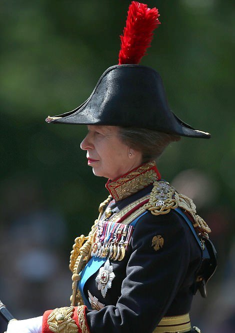 Trooping the colour (arrivée)