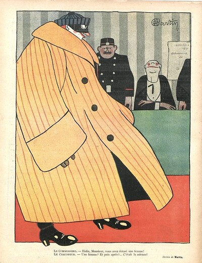Droit et Justice dans le Journal Le Sourire (2/7. c. 1910)