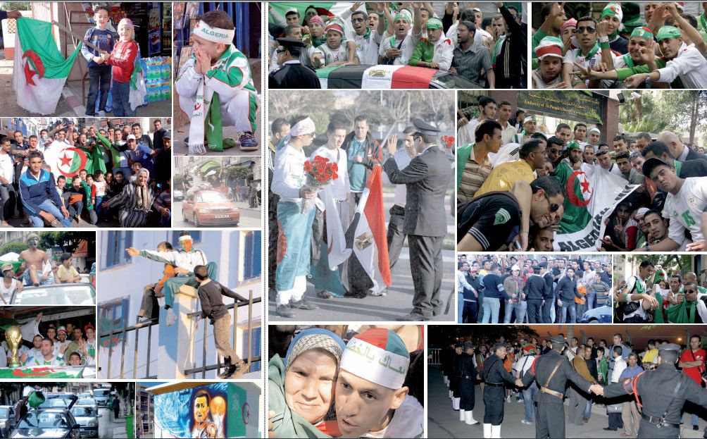 Samedi 14.11.2009 au Caire  l'élan  avec EN contre l'Egypte 0-2