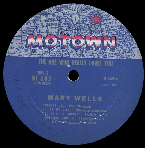 Mary Wells : Album " The One Who Really Loves You " Motown Records MT 605 [ US ]