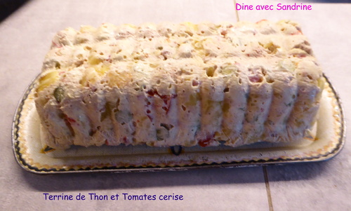 Une Terrine de Thon et Tomates cerise