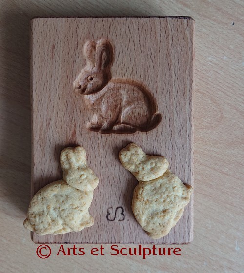 Biscuits moulés lapin Petits délices au miel - Arts-et-sculpture
