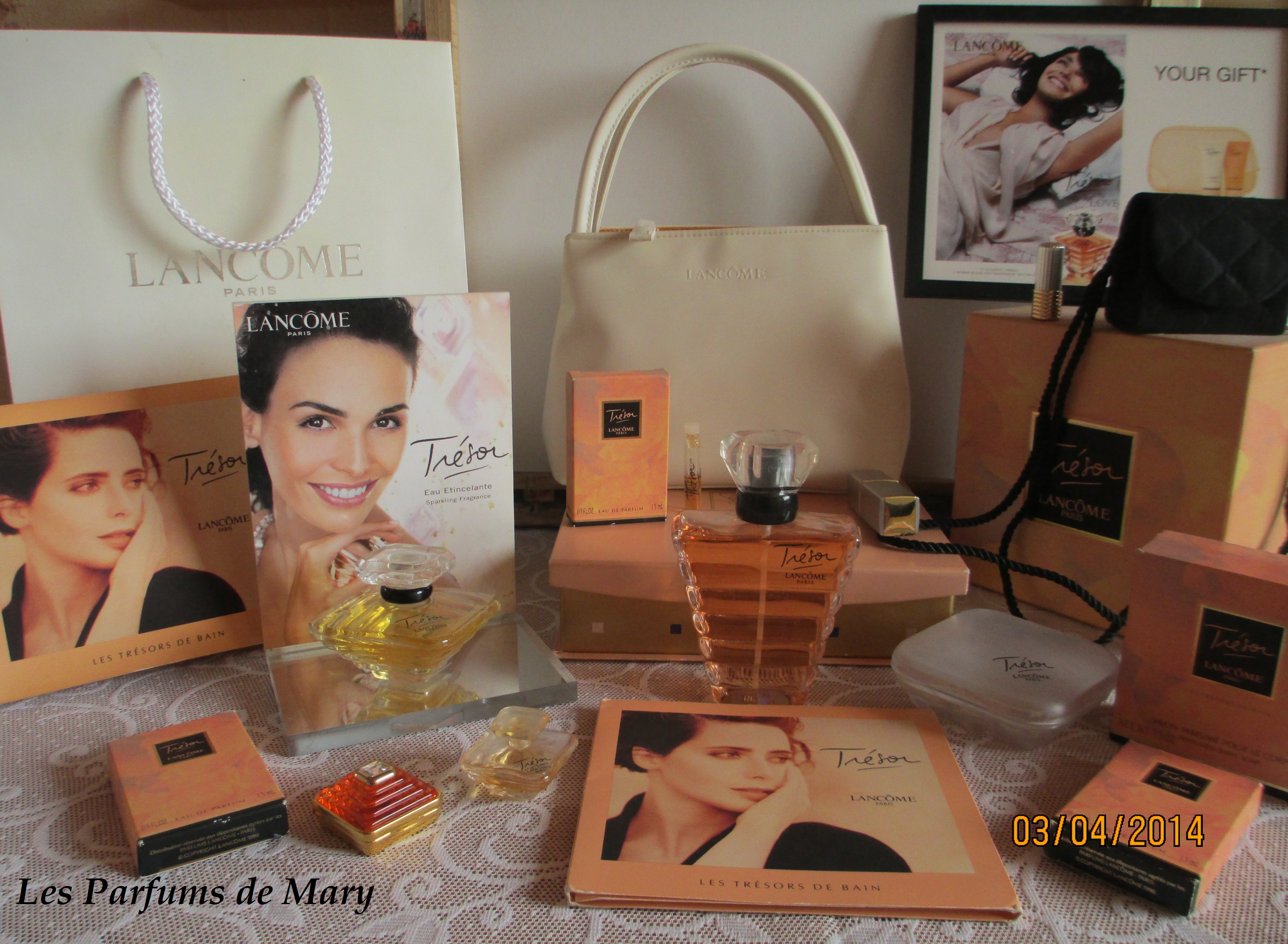 Parfums et Accessoires "TRESOR" de chez "LANCOME"...... - Les Parfums de  "Mary"